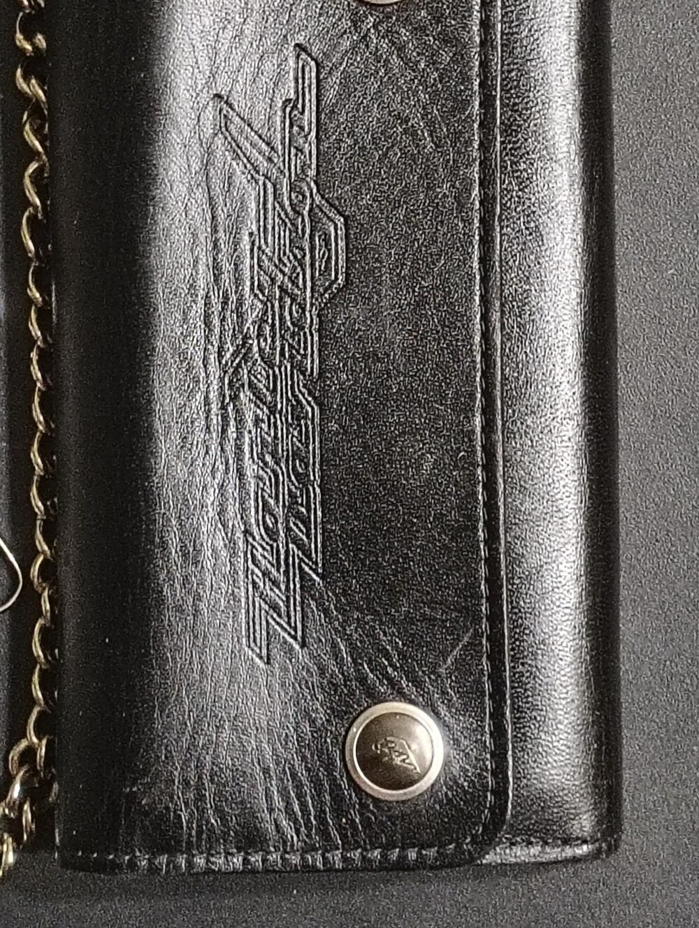 Harley-Davidson Black Leather Chain Wallet